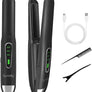 Sunmay Voga Cordless Hair Straightener and Curler 2 in 1, Portable Flat Iron Hair Straightener , 30S Fast Heat Up Ceramic Flat Iron with 5000mAh Battery, Anti-Scald, Travel Size Preferred Gifts