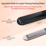 Sunmay Voga Cordless Hair Straightener and Curler 2 in 1, Portable Flat Iron Hair Straightener , 30S Fast Heat Up Ceramic Flat Iron with 5000mAh Battery, Anti-Scald, Travel Size Preferred Gifts