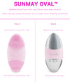 SUNMAY OVAL: The Best Sonic Facial Cleansing Brush for Deep Pore Cleansing - U.S. Stock