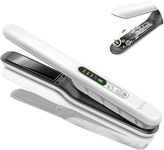 SUNMAY Voga Plus Ionic Cordless Hair Straightener and Curler Flat Iro Sunmay